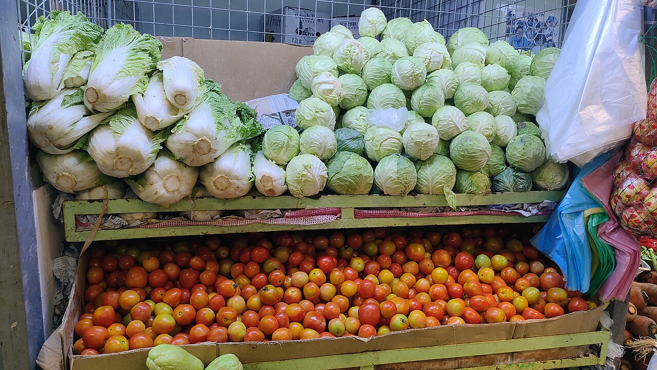 fresh vegetables market (foto: OnlyJanz / CC BY-SA 4.0, Wikimedia Commons)